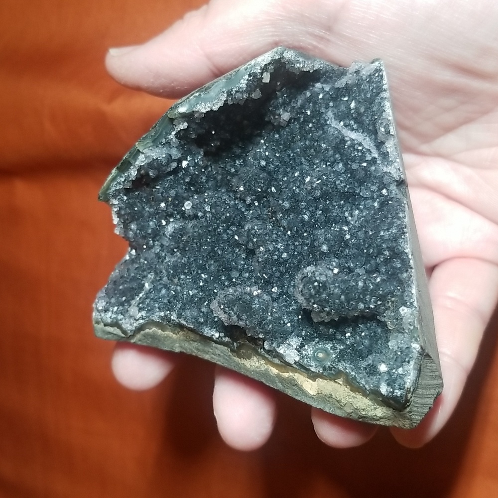 BLACK AMETHYST CLUSTER- *RARE* - Picture 3 of 6